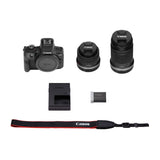 Canon EOS R100 Mirrorless Camera with 18-45mm and 55-210mm Lenses Bundle