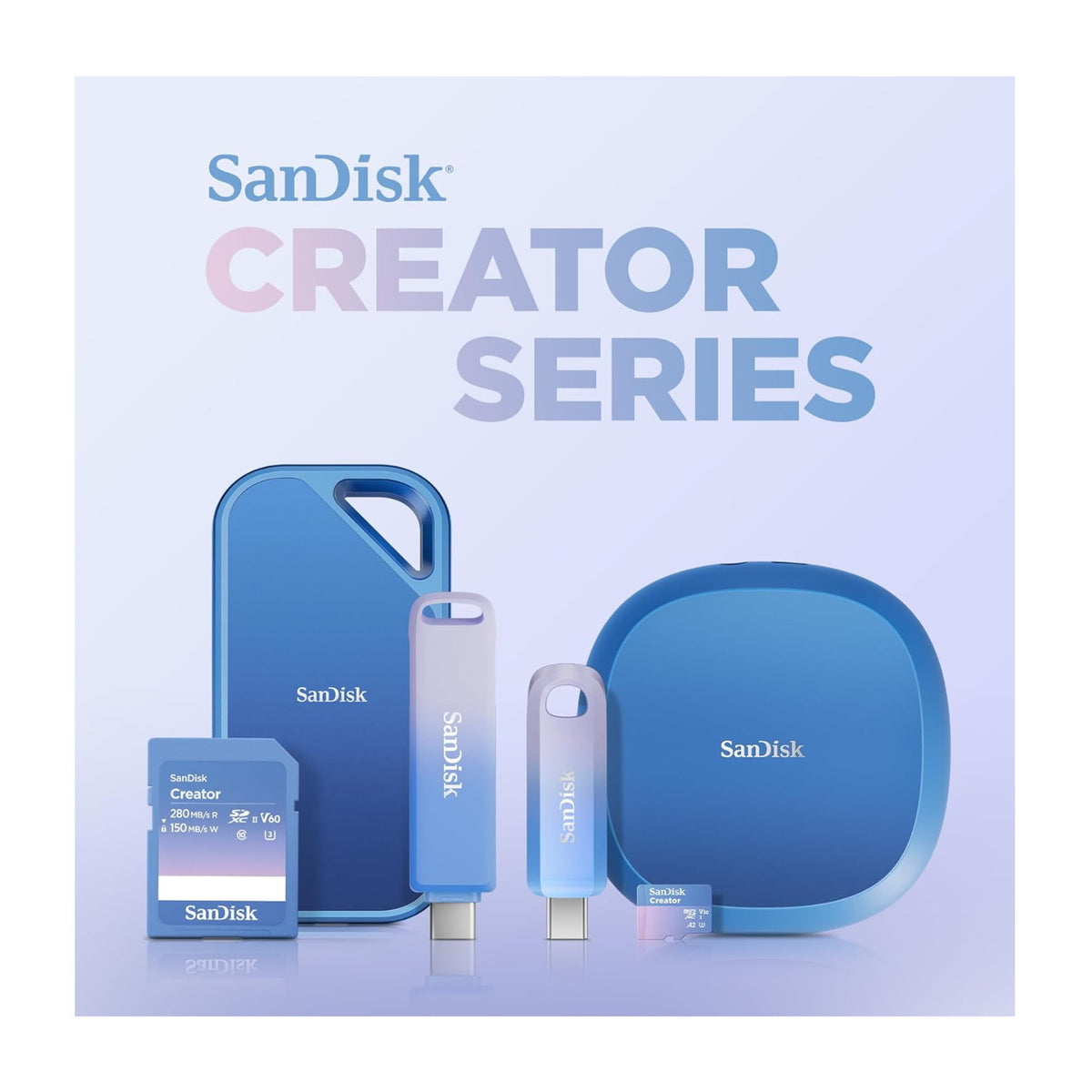 SanDisk Creator Series 4TB USB 3.2 Gen 2 SSD Desk Drive for Content Creators (Open Box)