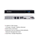 CyberPower CP1500PFCRM1U PFC Sinewave UPS Battery Backup and Surge Protector
