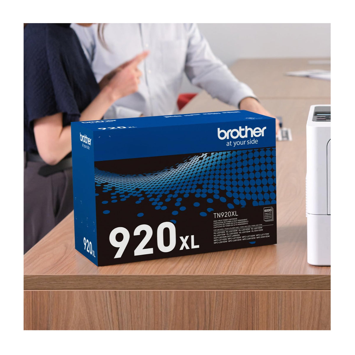 Brother Genuine TN920XL Black High-Yield Toner Cartridge for Office Printing