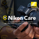Nikon Care 3-Year Extended Warranty Plan for Mirrorless, DSLR and Coolpix Cameras ($5,001-$6,000)