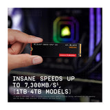 Western Digital SanDisk WD_BLACK 4TB SN850X NVMe Internal Gaming SSD (Gen4 PCIe, M.2 2280)