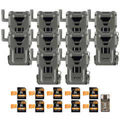 Spypoint FLEX-M2 Trail Camera (10-Pack) with Memory Card and Card Reader Bundle