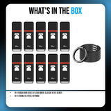 Kodak 8GB USB 2.0 Flash Drive Classic K102 (10-Pack) Bundle with Keyrings
