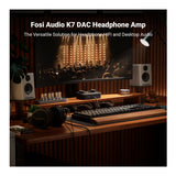 Fosi Audio K7 Desktop USB-C DAC Headphone Amp (Open Box)