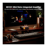 Fosi Audio MC331 Tube Integrated Amplifier with DAC