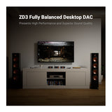Fosi Audio ZD3 Fully Balanced Digital Desktop DAC Preamplifier