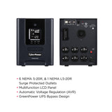 CyberPower PR2200LCDSL Smart App Sinewave Mini-Tower UPS System (2070VA/1980W)