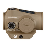 Crossfire II 1x 2 MOA Solar Red Dot Sight (Tan)