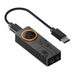 Fosi Audio DS3 Portable USB DAC Headphone Amplifier with Spatial Audio (Black)