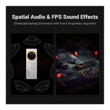 Fosi Audio DS3 Portable USB DAC Headphone Amplifier with Spatial Audio (Black) (Open Box)