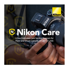 Nikon Care 2-Year Extended Warranty for Point and Shoot Cameras ($1,001-$1,250)