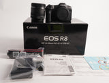 Canon EOS R8 Mirrorless Camera with RF 24-50mm f/4.5-6.3 IS STM Lens