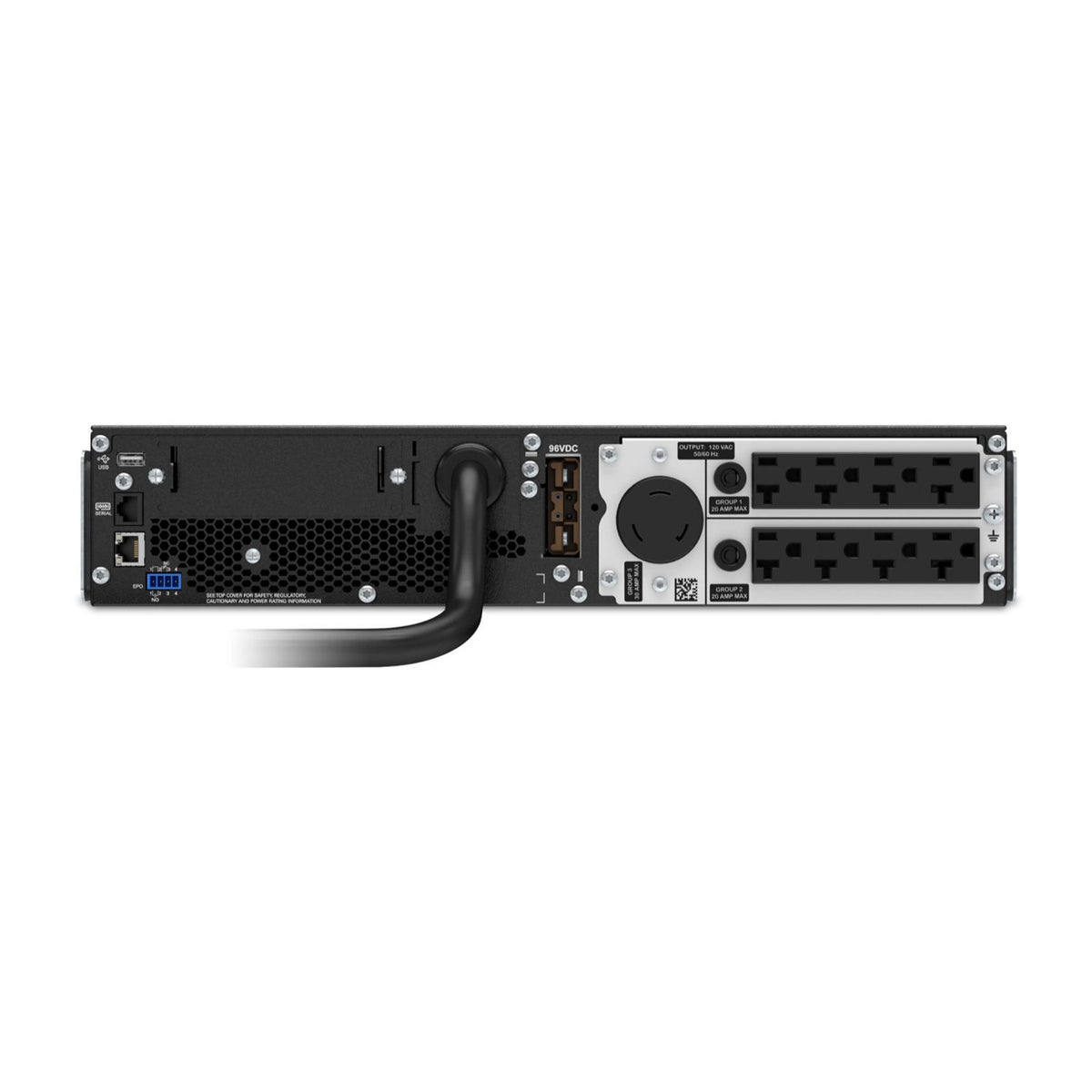 APC SRT3000RMXLA Smart-UPS SRT 3000VA 120V Rackmount (Black)