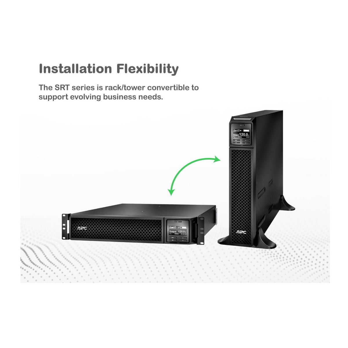 APC SRT3000RMXLA Smart-UPS SRT 3000VA 120V Rackmount (Black)