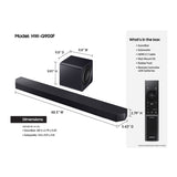 Samsung Q-Series Soundbar HW-Q900F True 7.1.2 ch Full Surround Subwoofer (2025)