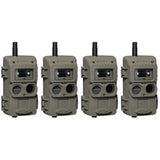 Cuddeback LLZ-5A CuddeLink Zoom IR Cellular Trail Camera (4-Pack)