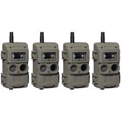 Cuddeback LLZ-5A CuddeLink Zoom IR Cellular Trail Camera (4-Pack)