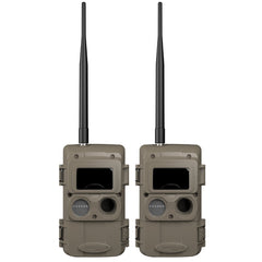 Cuddeback CuddeLink Black Flash Wireless LED Trail Camera (2-Pack) Bundle