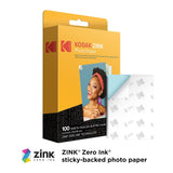 KODAK 2x3 Premium Sticky-Backed ZINK Photo Paper (100 Sheets)