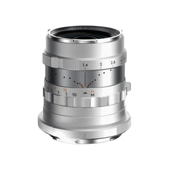 Thypoch Simera 28mm f/1.4 Full-frame Lens with Manual Focus (Nikon Z, Silver)