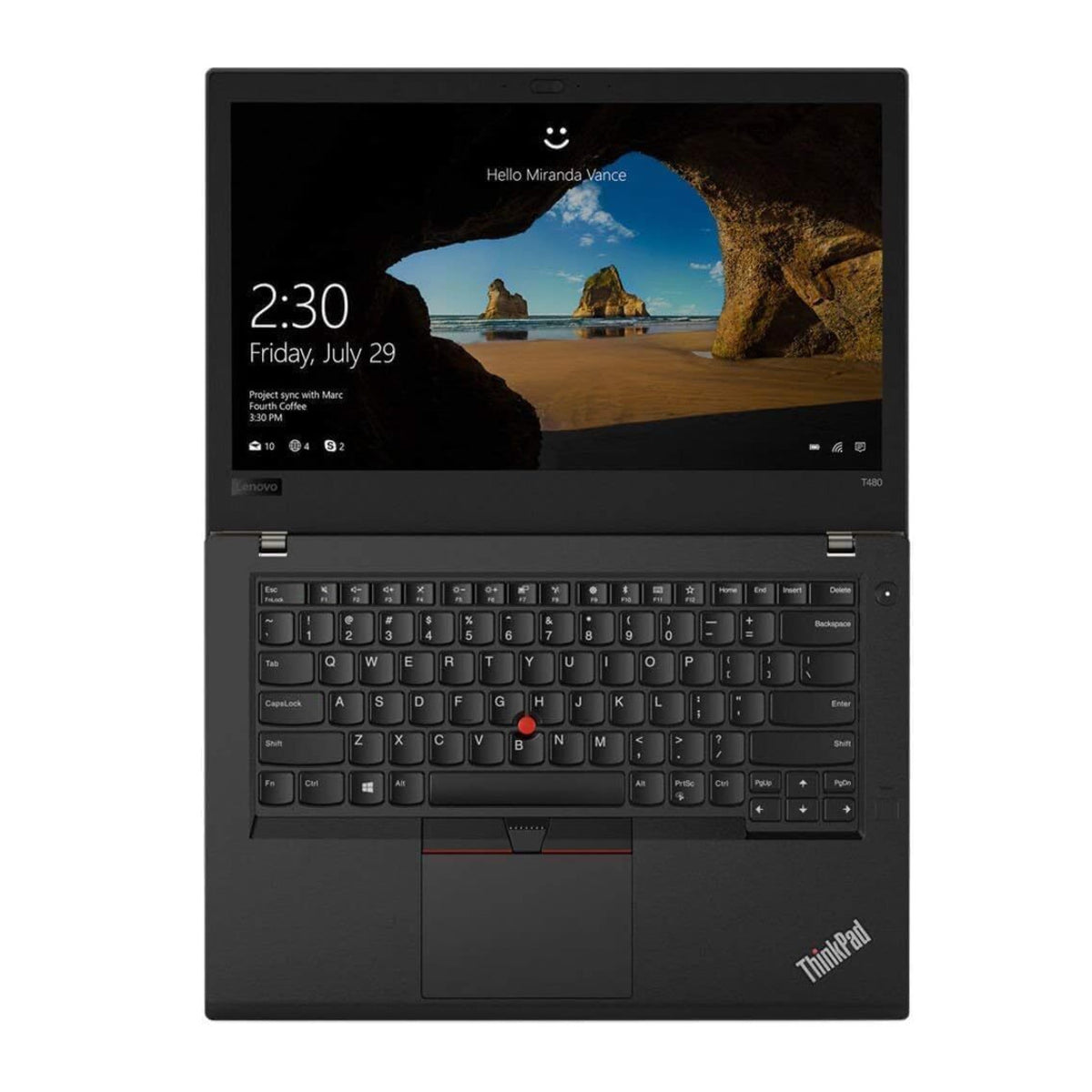Lenovo ThinkPad T480 14-Inch FHD Touch Intel Core i5-8350U 16GB 256GB Windows 11 Pro (Refurbished)