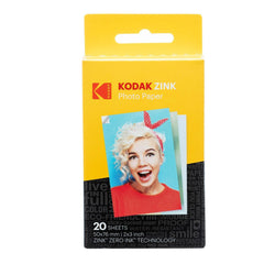 KODAK 2x3 Premium Sticky-Backed ZINK Photo Paper (20 Sheets)