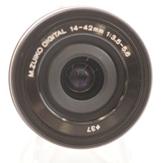 OM SYSTEM M.Zuiko Digital ED 14-42mm f/3.5-5.6 EZ Zoom Lens (Black) (Open Box)