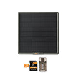 Spypoint 10-Watt Solar Panel for Trail Camera Bundle with 32GB Memory Card and Reader