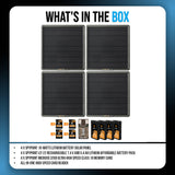 Spypoint 10W Solar Panel (4-Pack) with Battery Pack, Memory Card and Card Reader Bundle