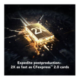 Lexar 128GB Professional GOLD CFexpress 4.0 Type B Memory Card