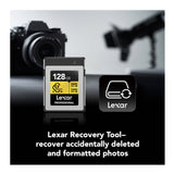 Lexar 128GB Professional GOLD CFexpress 4.0 Type B Memory Card