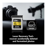 Lexar 256GB Professional GOLD CFexpress 4.0 Type B Memory Card