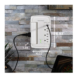 CyberPower CSP6WSUC 2400J Surge Protector with 6 Swivel Outlets & 2 USB Charging Ports