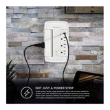 CyberPower CSP6WSUC 2400J Surge Protector with 6 Swivel Outlets & 2 USB Charging Ports