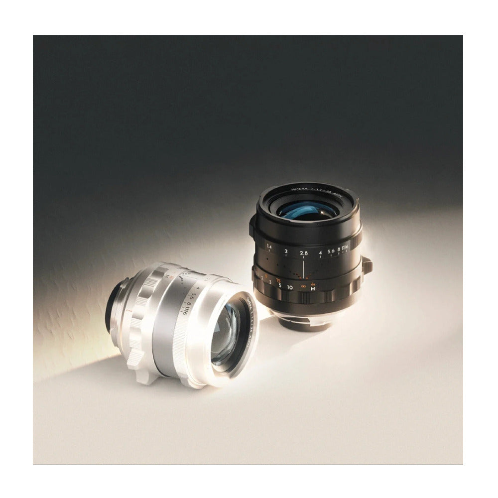 Thypoch Simera 28mm f/1.4 Full-frame Prime Lens with Manual Focus Operation (Leica M Mount, Silver)