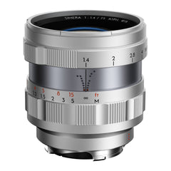 Thypoch Simera 75mm f/1.4 ASPH Full Frame Manual Lens (Leica M, Silver)