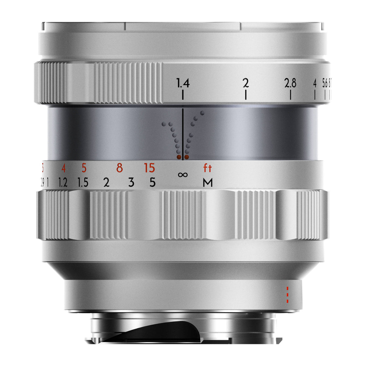 Thypoch Simera 75mm f/1.4 ASPH Full Frame Manual Lens (Leica M, Silver)