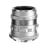 Thypoch Simera 28mm f/1.4 Full-frame Prime Lens with 49mm Filter Size (Canon RF Mount, Silver)