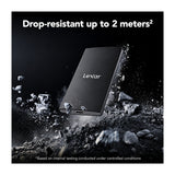Lexar SL300 2TB USB 3.2 Gen 2 Portable SSD with Enhanced Heat Dissipation