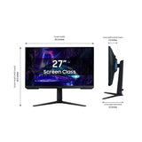 Samsung Odyssey G30D 27-inch 1080P 180Hz Gaming Monitor with Adjustable Stand