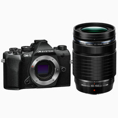 OM SYSTEM OM-5 Mark II Mirrorless Camera (Black) & 40-150mm f/4 PRO Lens Bundle
