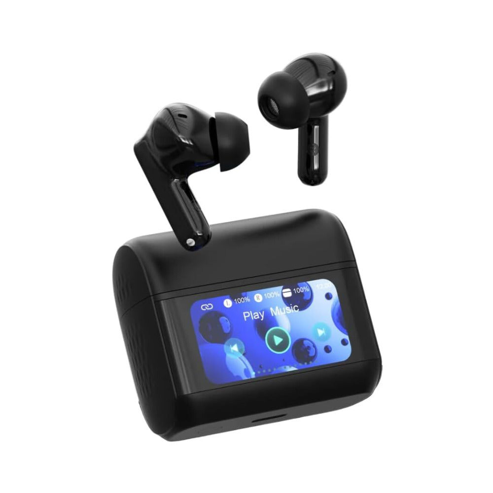 Garmin Instinct 3 50mm Solar GPS Smartwatch (Black/Charcoal) Bundle with Wireless Earbuds