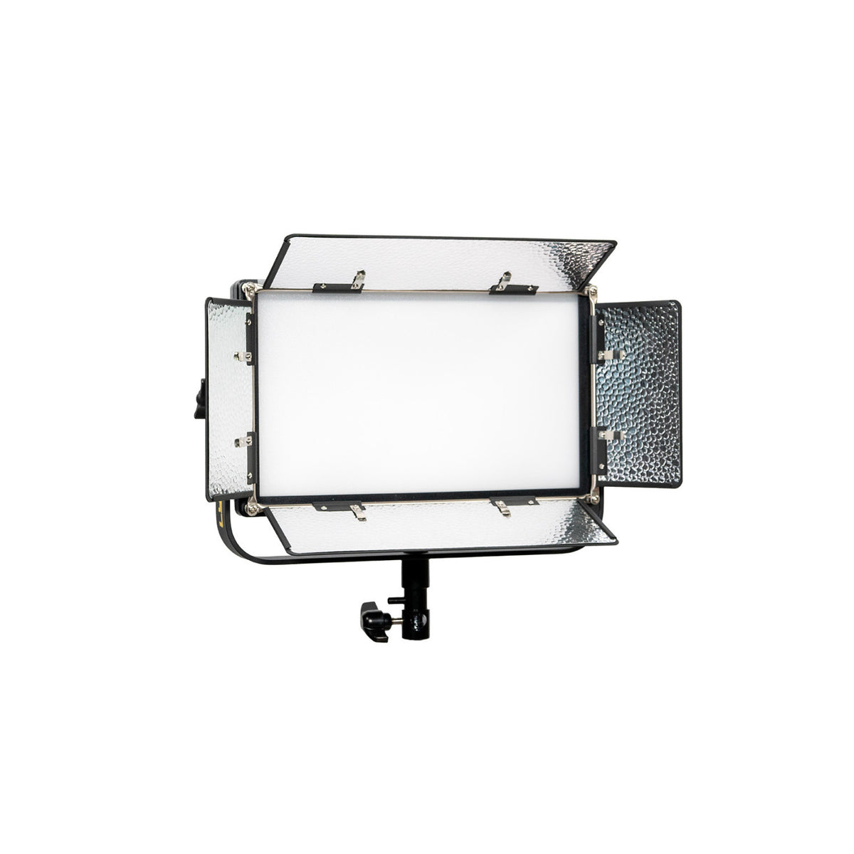 ikan Lyra LBX5-PoE Bi-Color Studio Soft LED Light Panel (Black, Unmanaged Switch 3-Light Kit)