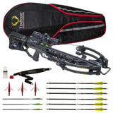TenPoint Titan X Decock 400 FPS Forward Draw Crossbow (Moss Green) Bundle with Accessories