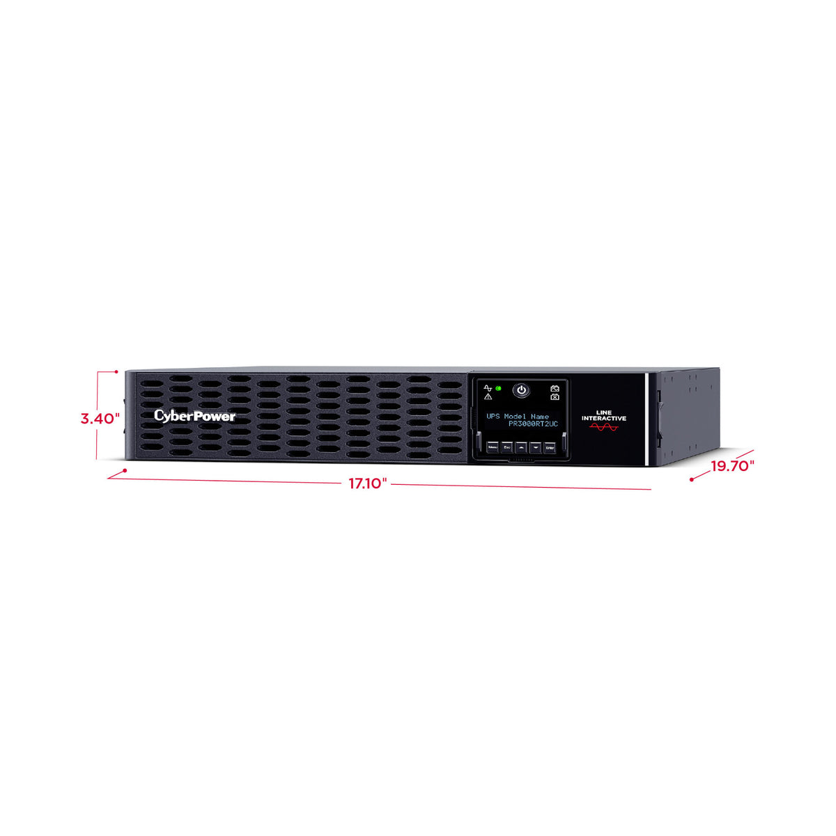CyberPower PR3000RT2UC Smart App Sinewave UPS Battery Backup and Surge Protector