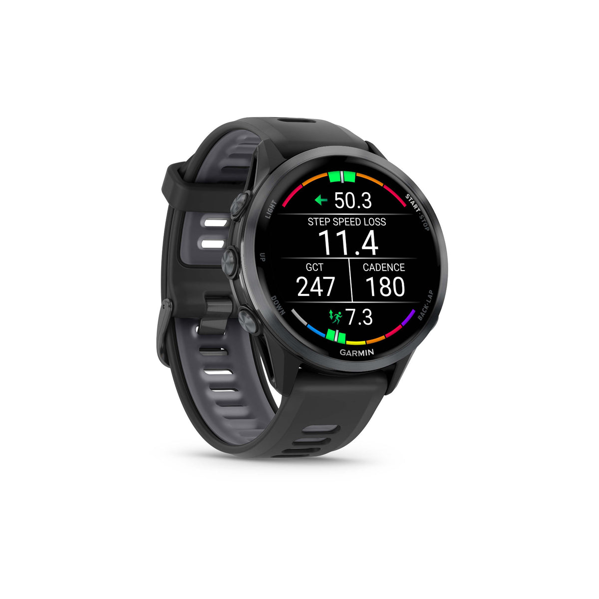 Garmin Forerunner 970 GPS Running Smartwatch (Carbon Gray DLC Titanium) Bundle with Earbuds