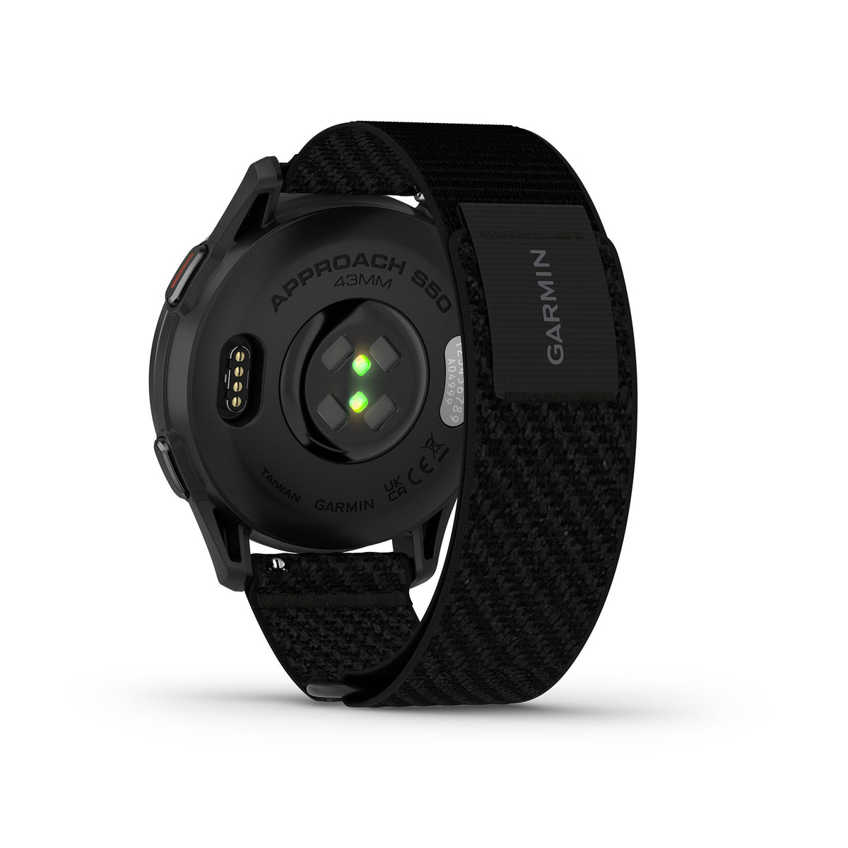Garmin Approach S50 GPS AMOLED Golf Smartwatch (Slate Aluminum/Black) Bundle with Wireless Earbuds