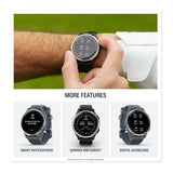 Garmin Approach S44 GPS Golf Smartwatch (Silver Bezel/Black Band) Bundle with T710 Earbuds