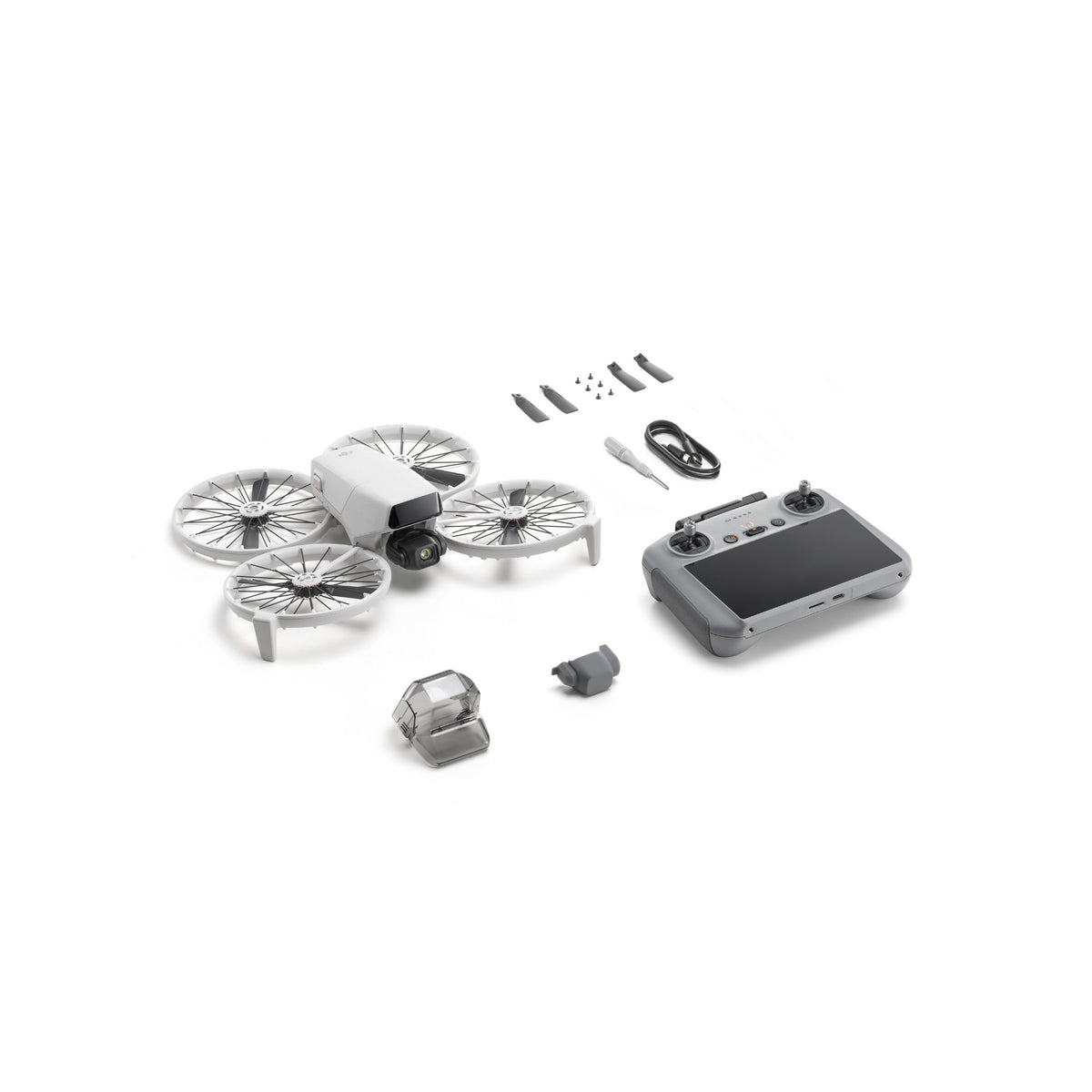 DJI Flip Camera Drone Bundle with RC 2 Controller, Carrying Bag and Landing Pad (Open Box)